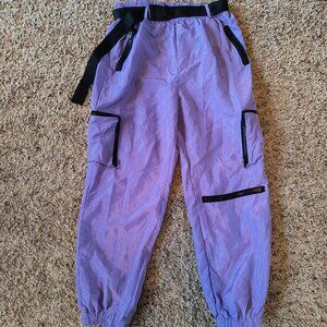 Purple Cargo Pants